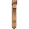 Ekena Millwork Balboa Arts and Crafts Rough Sawn Bracket w/ Offset Brace, Western Red Cedar, 8"W x 36"D x 48"H BKT0806X36X48BOA03RWR - alternate 4
